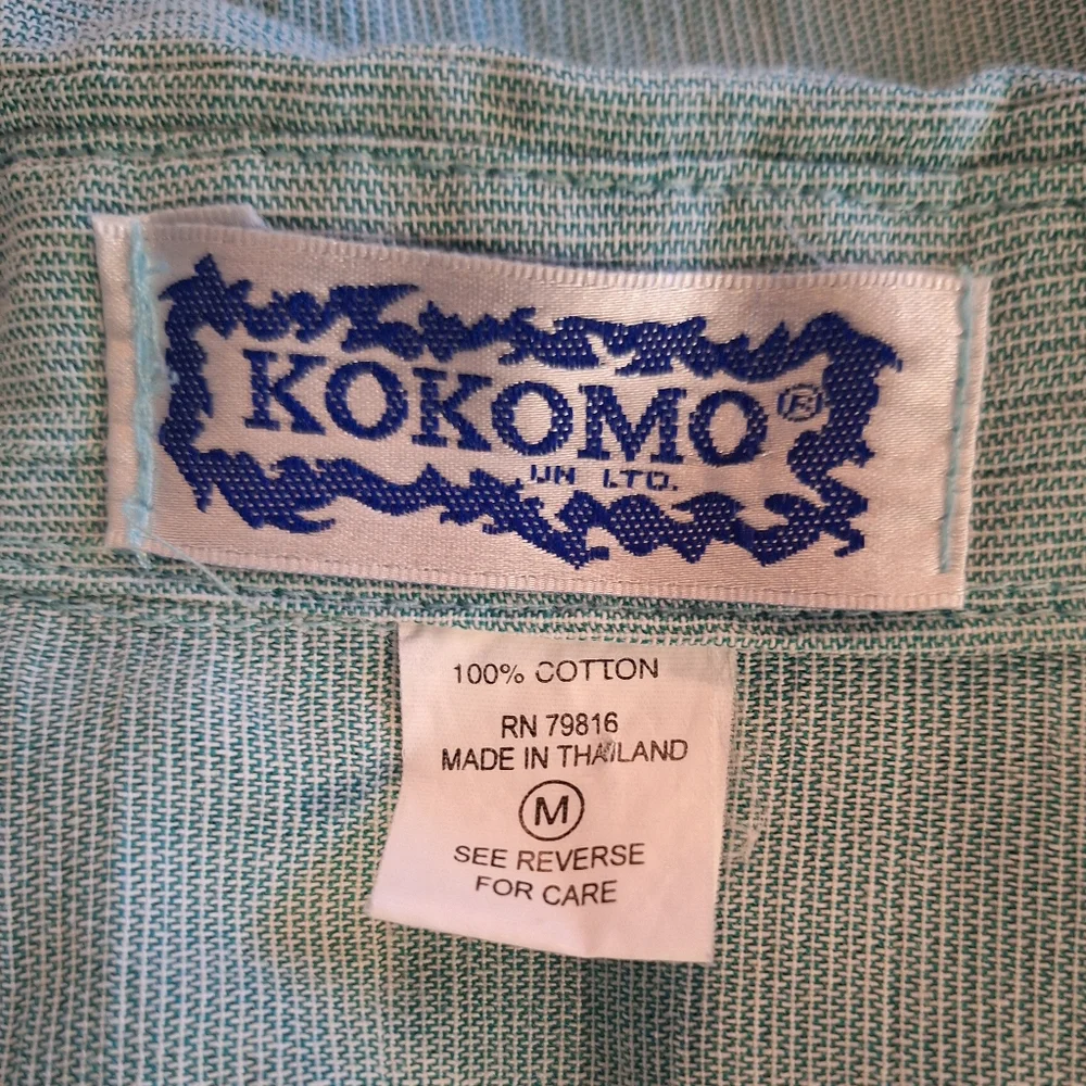 Rare vintage kokomo seafoam 2 PC maxi dress set sz medium *G - Picture 8 of 8